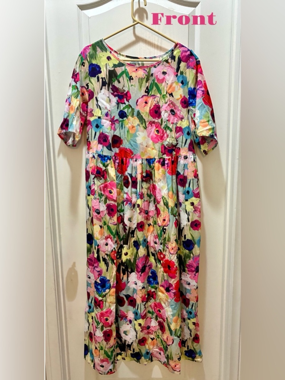 Emory Rose SHEIN Curve Floral Print Dress - Multicolor